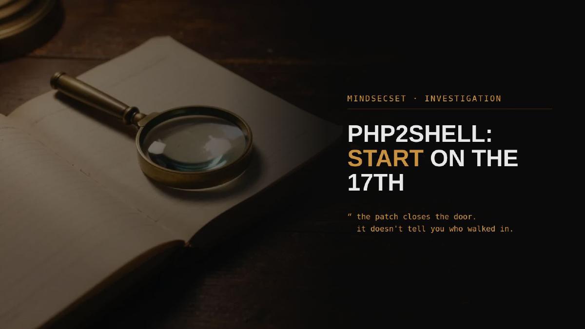 php2shell: an investigation playbook